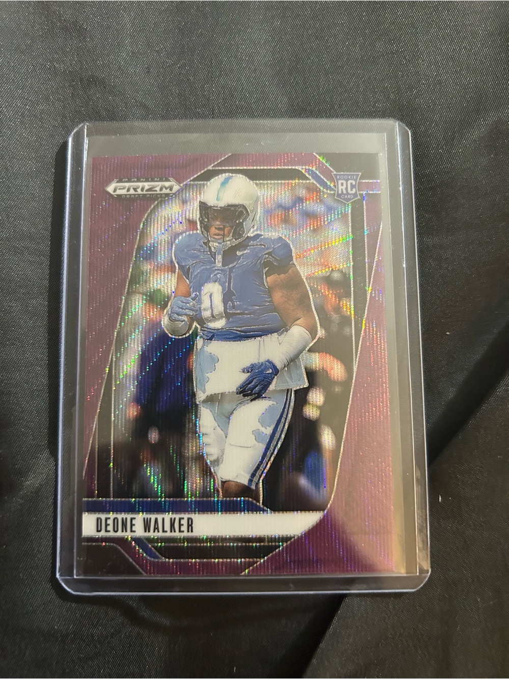 Panini Deone Walker Purple Prizm Football Card